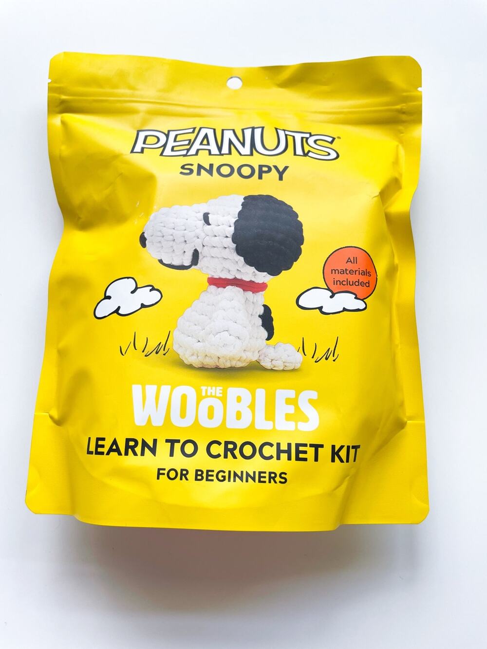 New The Woobles x Peanuts Snoopy Beginner Crochet Kit